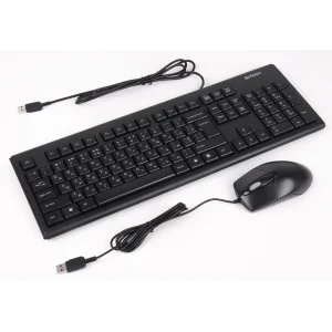 Комплект (клавіатура, миша) A4Tech KR-8572 Black USB UA