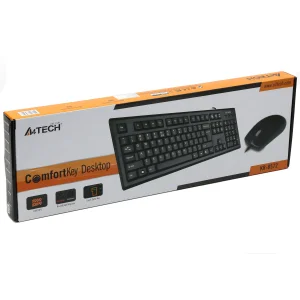 Комплект (клавіатура, миша) A4Tech KR-8572 Black USB UA
