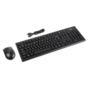 Комплект (клавиатура, мышь) беспроводной A4Tech 3000N Black USB, 3000N (GK-85+G3-200N) UA