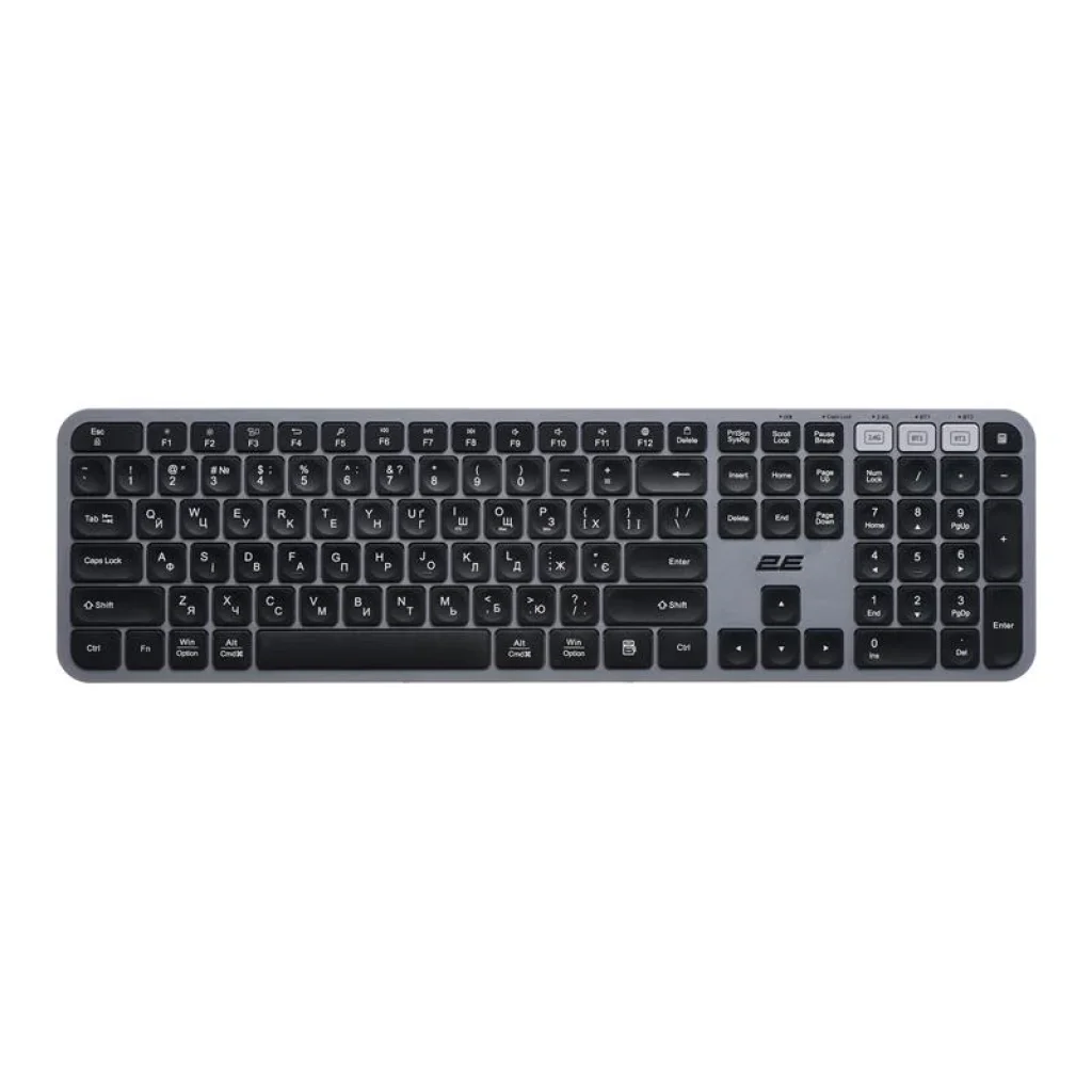 Комплект (клавиатура, мышь) беспроводной 2E MK440 Grey/Black (2E-MK440WBGR_UA) UA