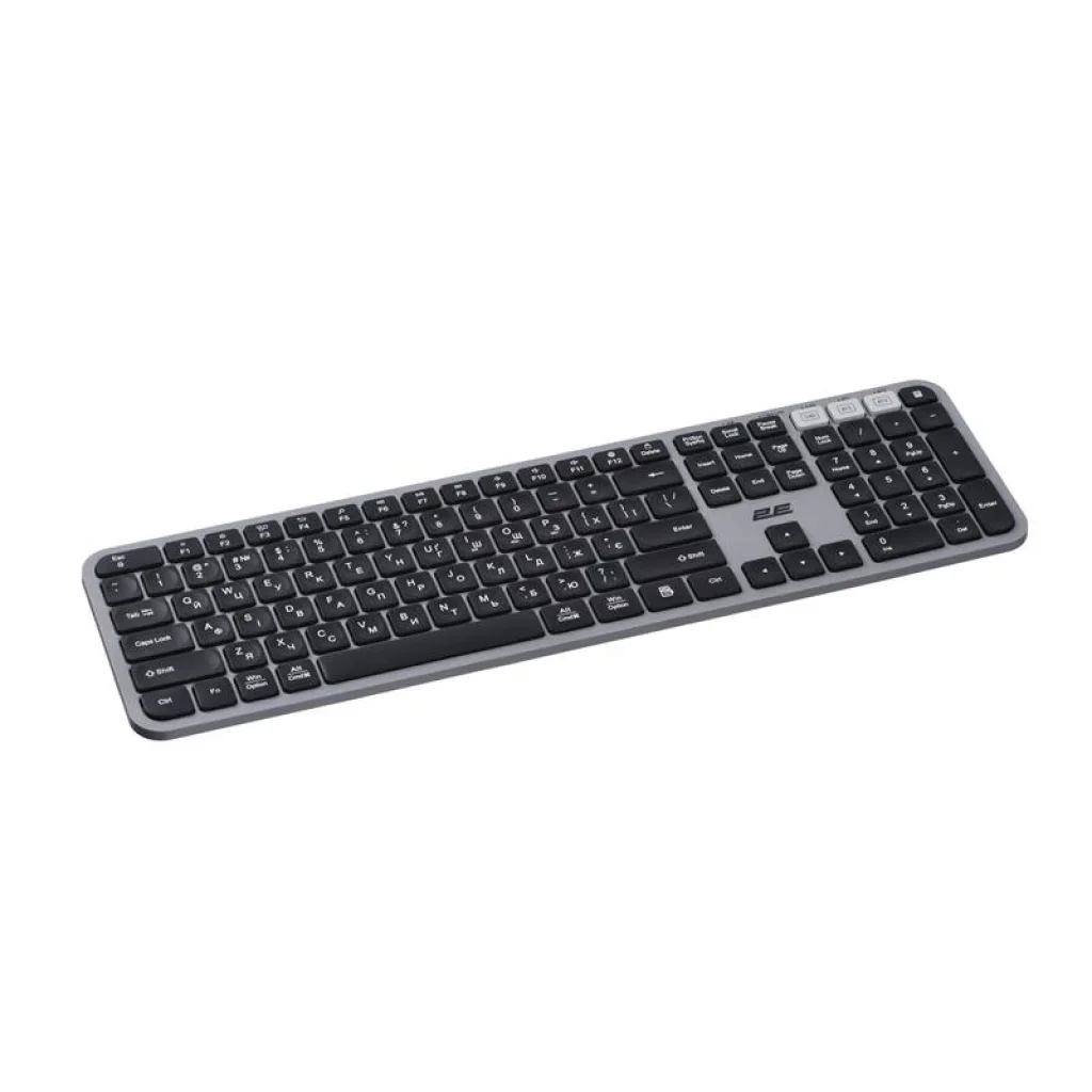 Комплект (клавиатура, мышь) беспроводной 2E MK440 Grey/Black (2E-MK440WBGR_UA) UA