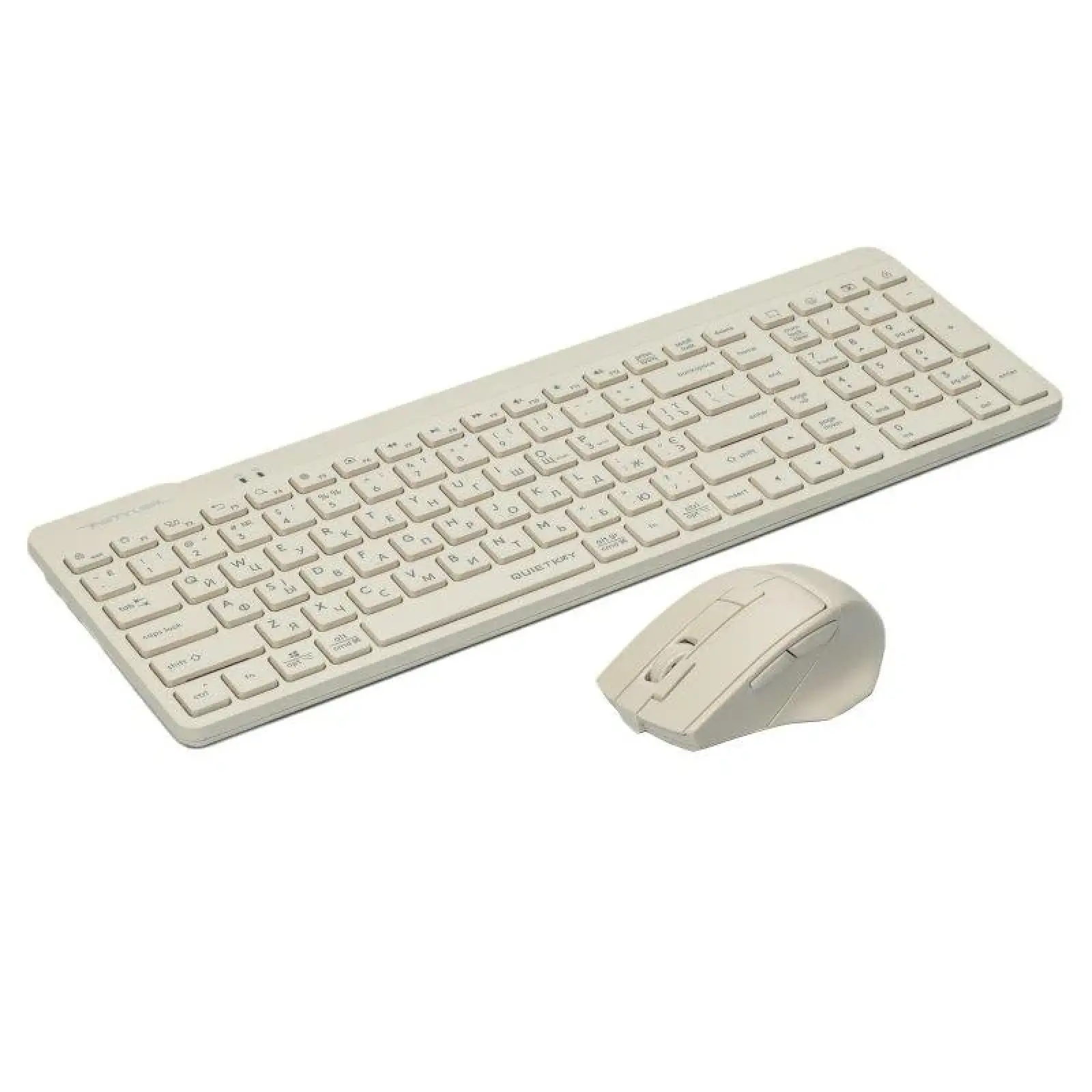 Комплект (клавіатура, миша) бездротовий A4Tech Fstyler FG2400 Air Beige, FG2400 Air (Beige) UA
