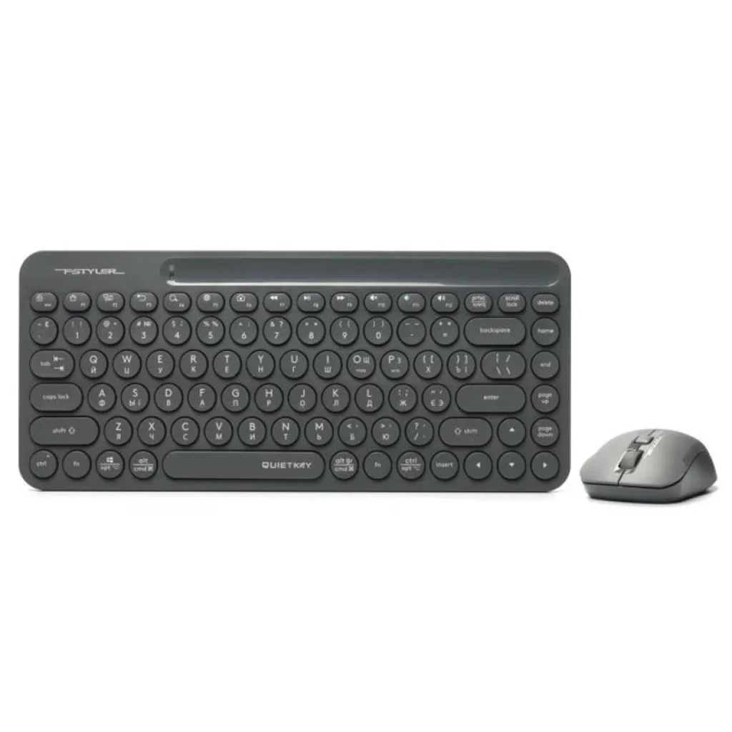 Комплект (клавиатура, мышь) беспроводной A4Tech Fstyler FG3200 Air Grey, FG3200 Air (Grey) UA
