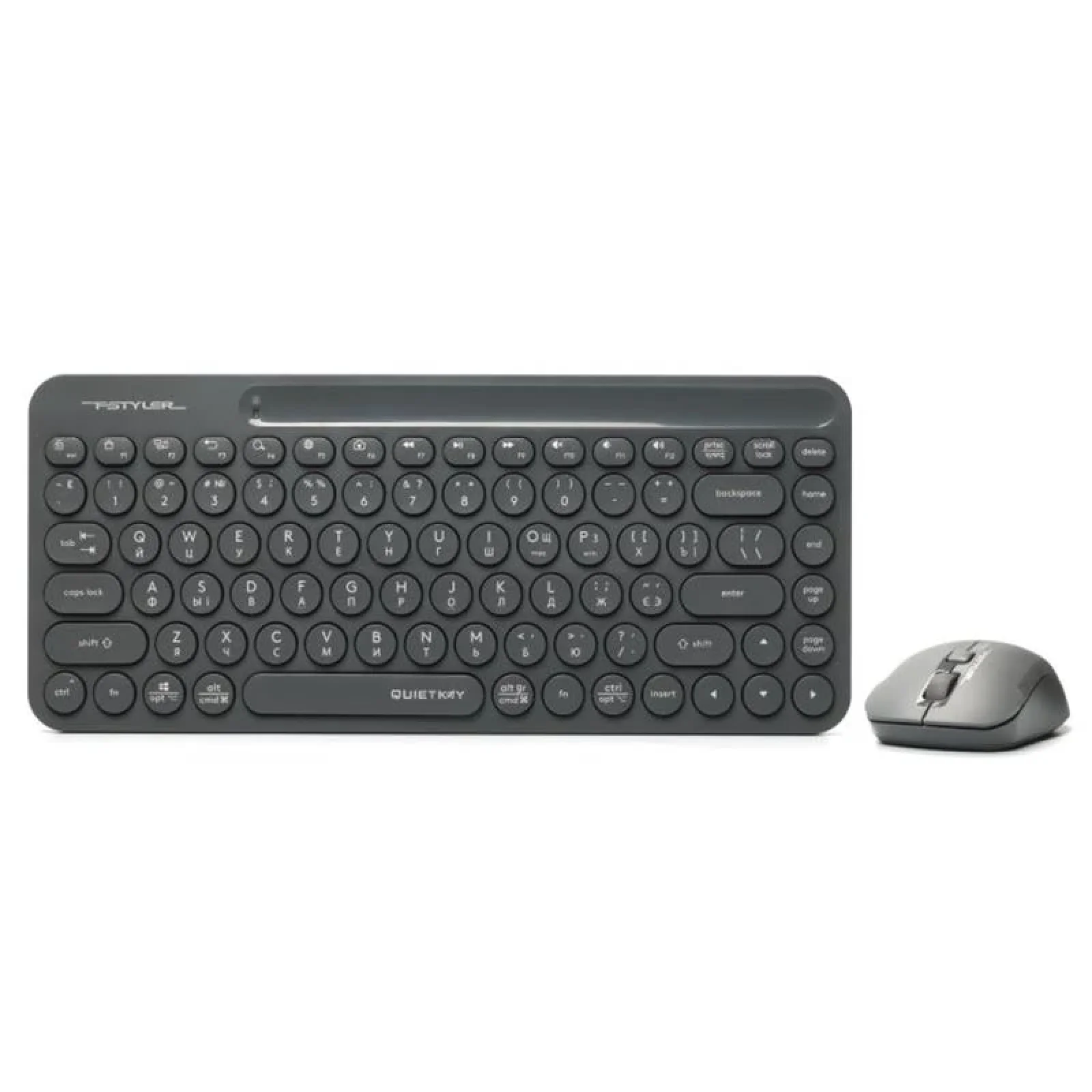 Комплект (клавіатура, миша) бездротовий A4Tech Fstyler FG3200 Air Grey, FG3200 Air (Grey) UA
