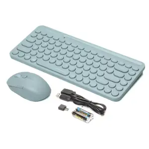 Комплект (клавіатура, миша) бездротовий A4Tech Fstyler FG3200 Air Blue, FG3200 Air (Blue) UA