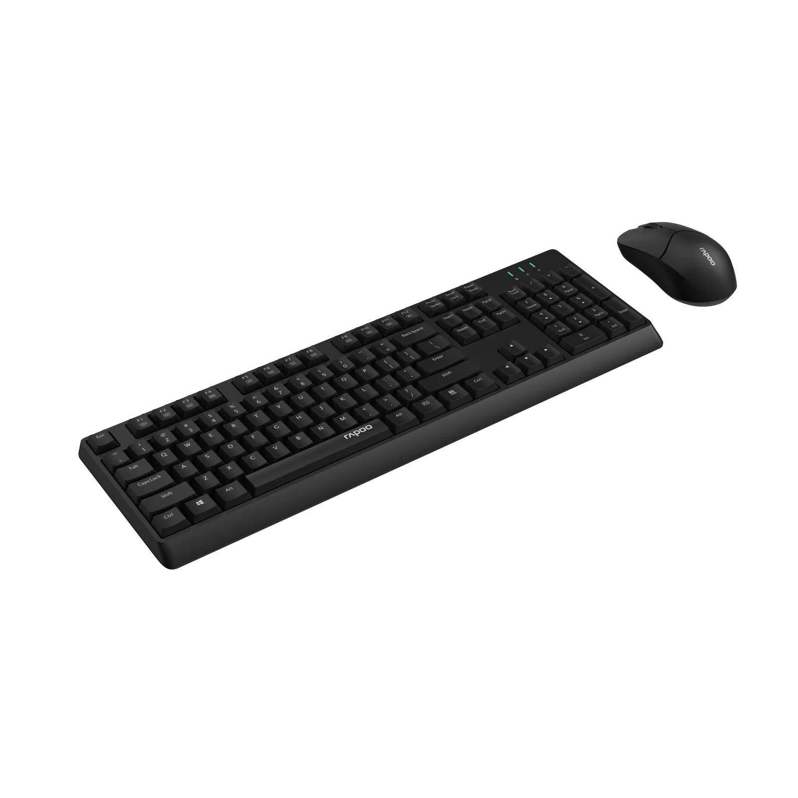 Комплект (клавиатура, мышь) Rapoo X1500 Wireless Black UA