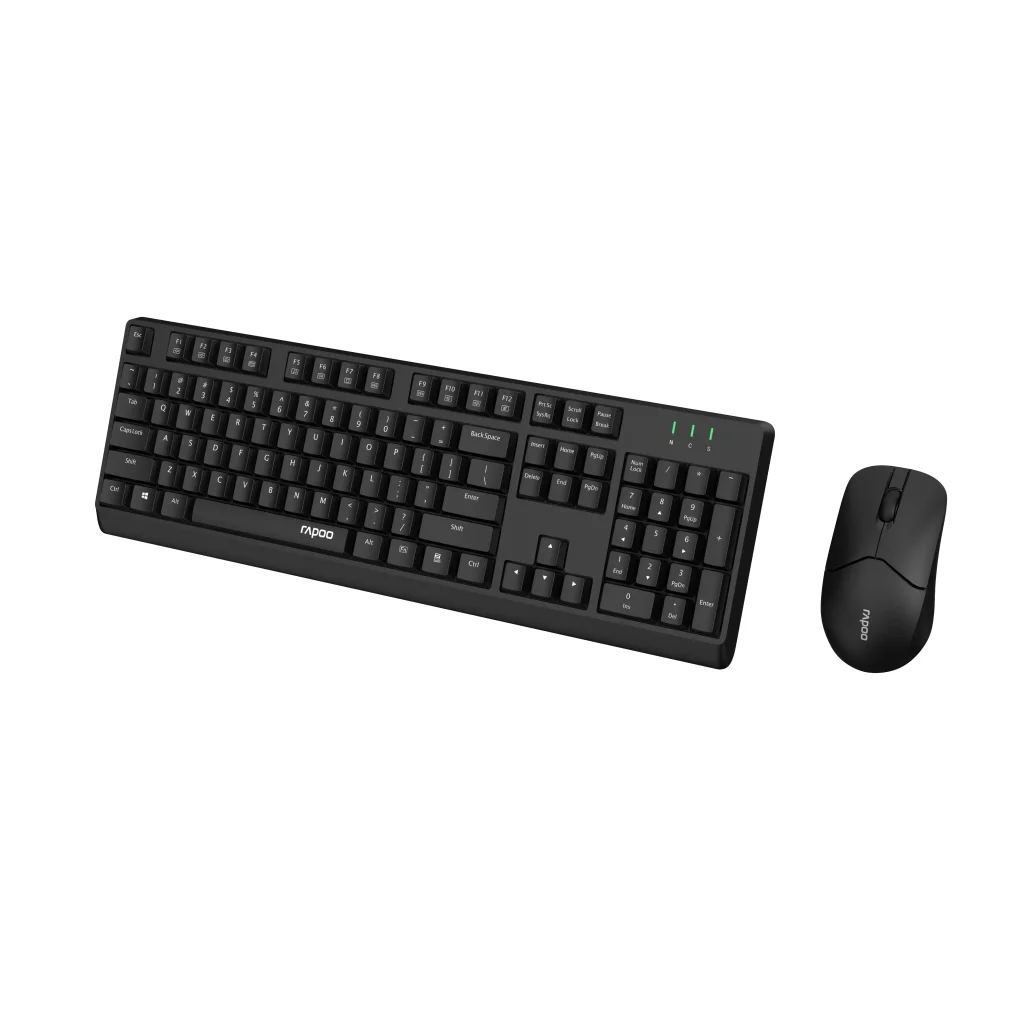 Комплект (клавиатура, мышь) Rapoo X1500 Wireless Black UA