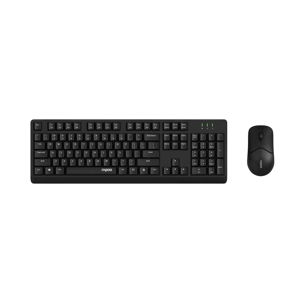 Комплект (клавиатура, мышь) Rapoo X1500 Wireless Black UA
