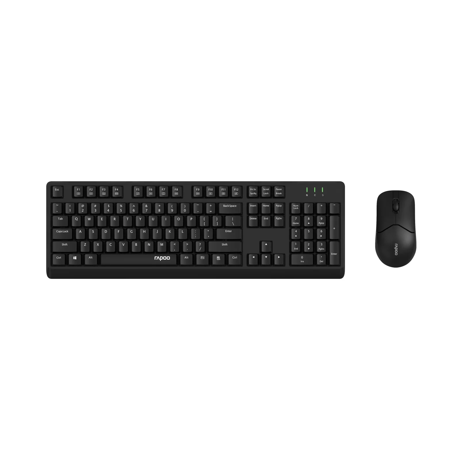 Комплект (клавиатура, мышь) Rapoo X1500 Wireless Black UA