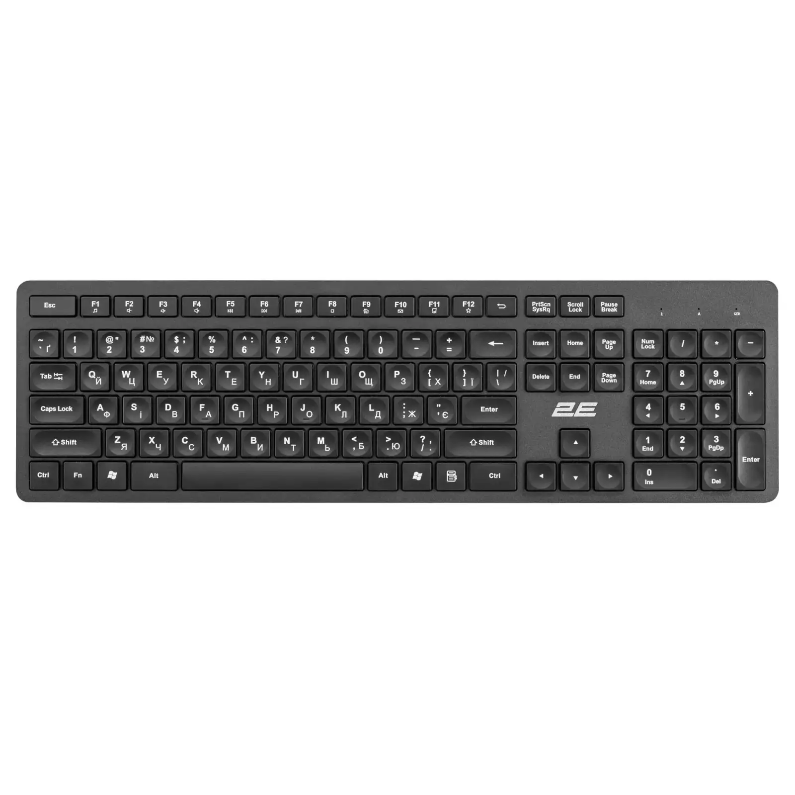 Комплект (клавіатура, миша) бездротовий 2E MK420 Black (2E-MK420WB_UA) UA
