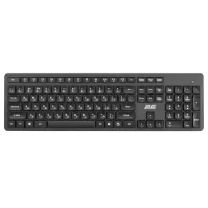 Комплект (клавіатура, миша) бездротовий 2E MK420 Black (2E-MK420WB_UA) UA