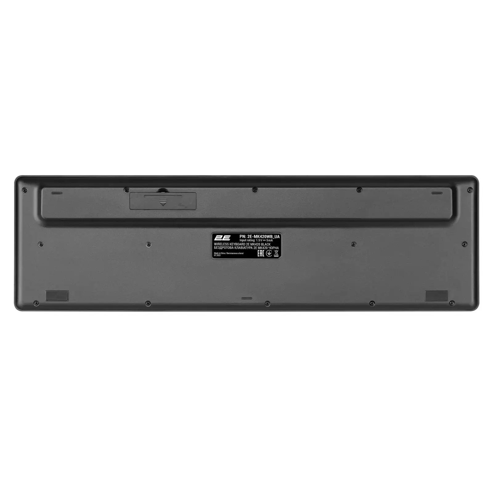 Комплект (клавіатура, миша) бездротовий 2E MK420 Black (2E-MK420WB_UA) UA