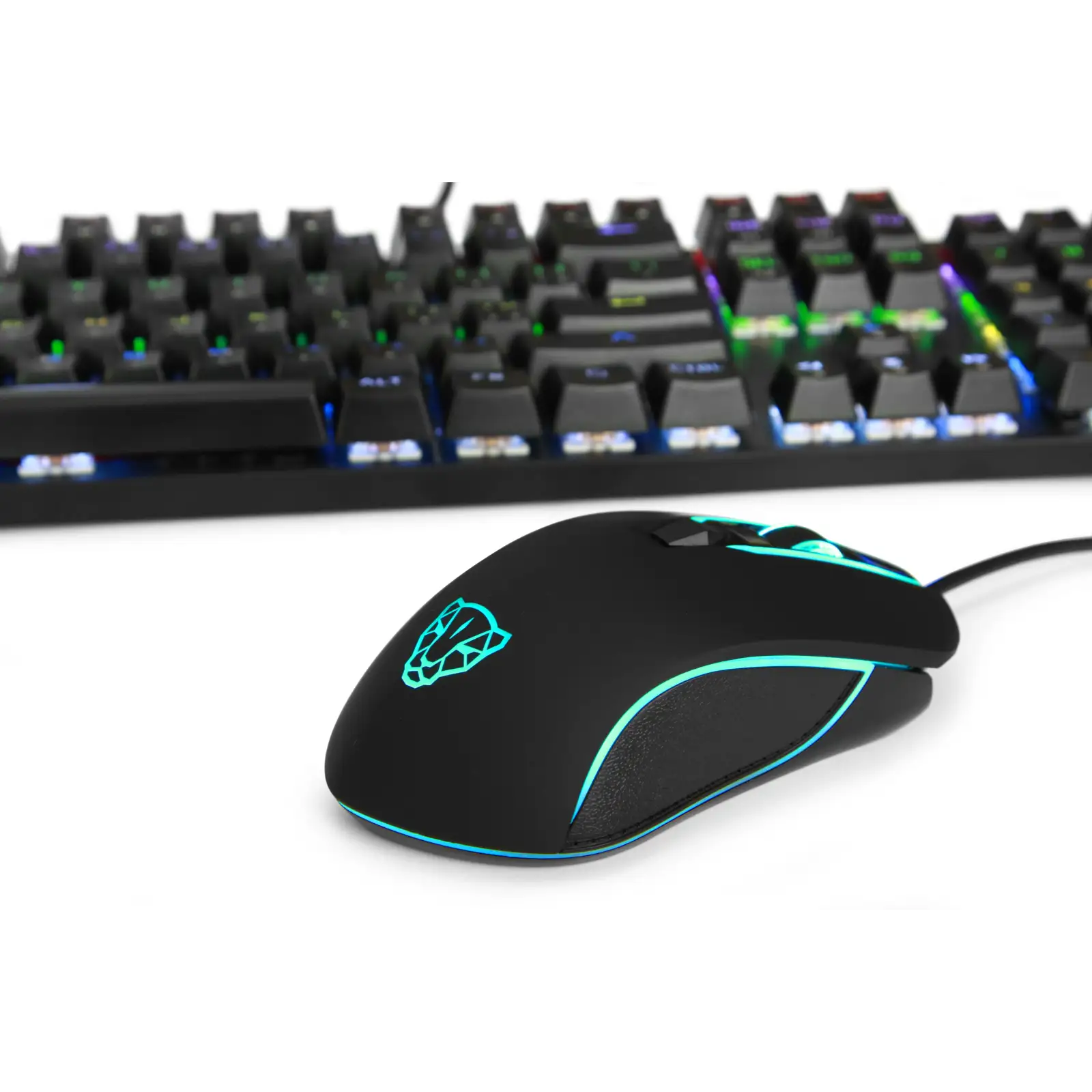 Комплект (клавиатура, мышь) Motospeed CK888 Outemu Blue (mtck888mb) Silver/Black USB UA