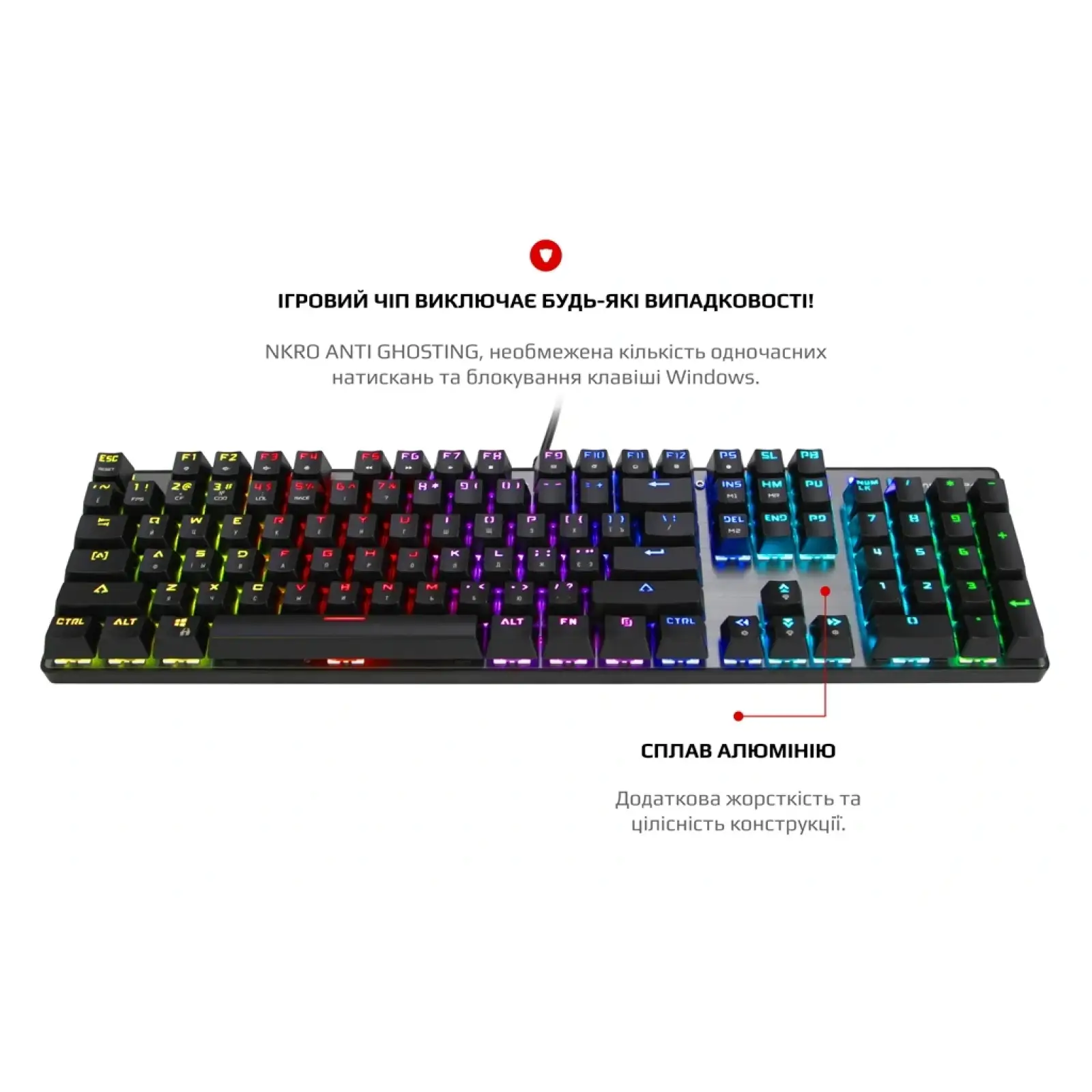 Комплект (клавиатура, мышь) Motospeed CK888 Outemu Blue (mtck888mb) Silver/Black USB UA