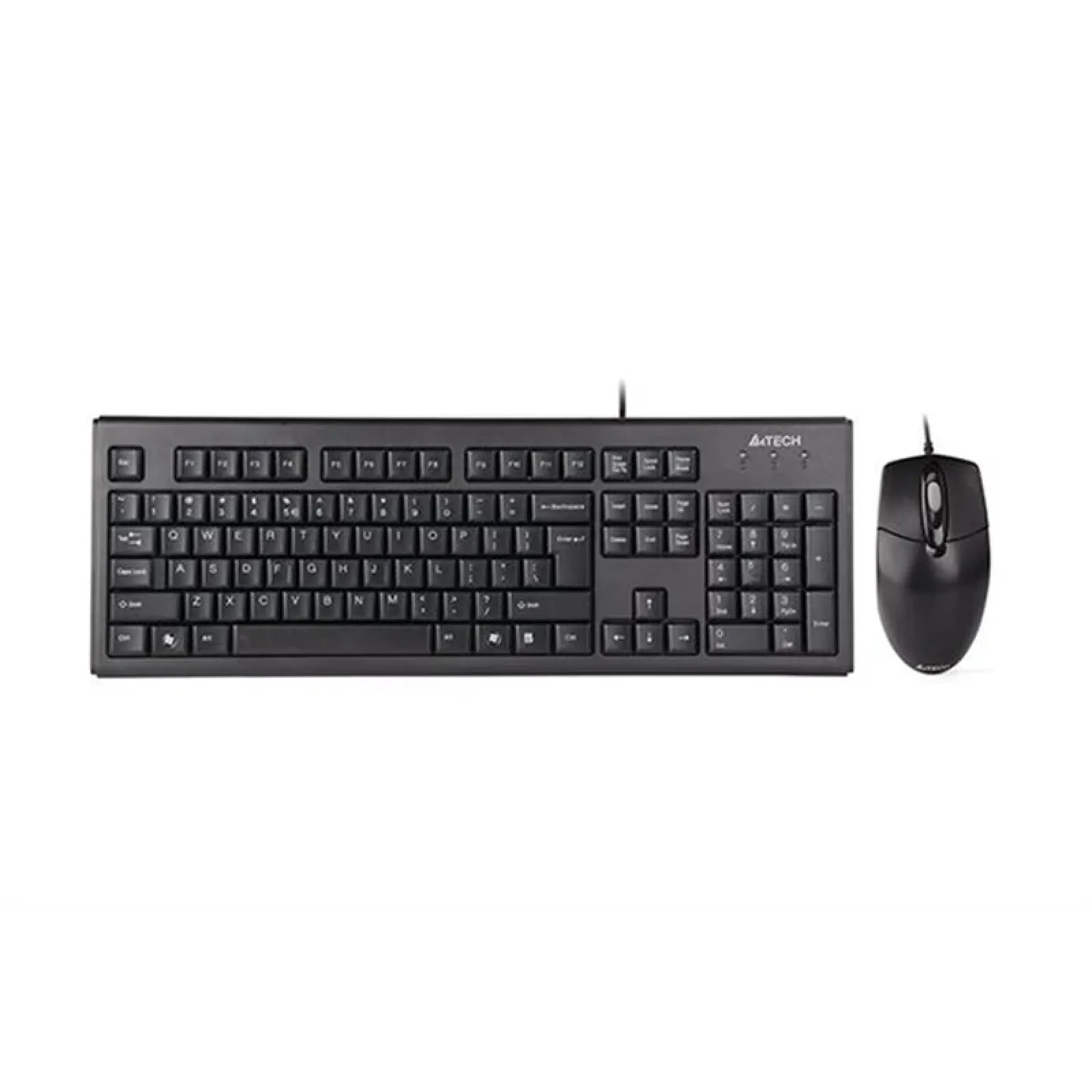 Комплект (клавіатура, миша) A4Tech KR-8372 Black USB, KR-8372 (Black) UA
