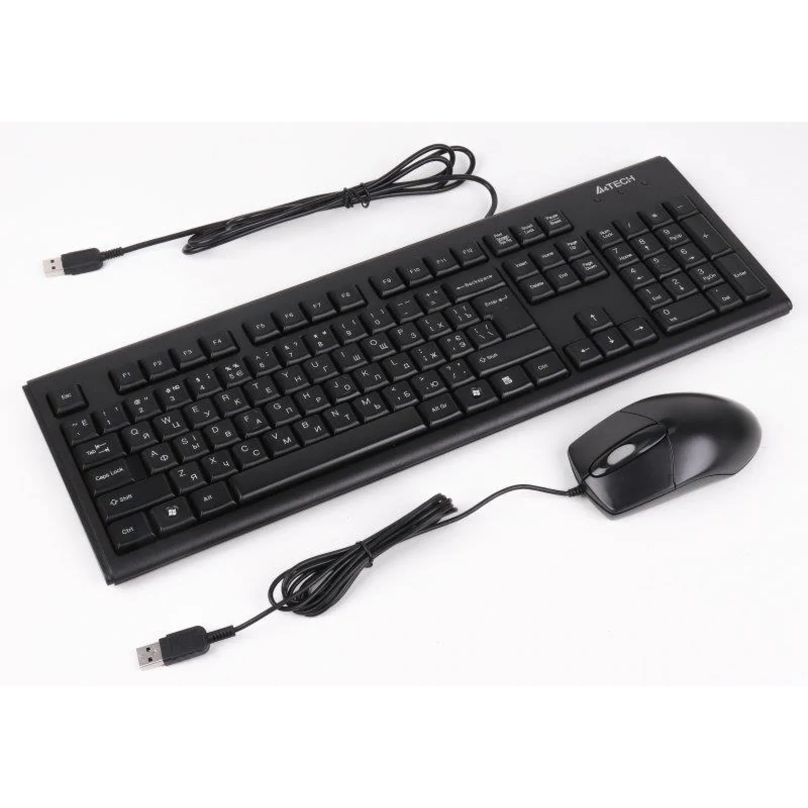 Комплект (клавиатура, мышь) A4Tech KR-8572 Black USB UA