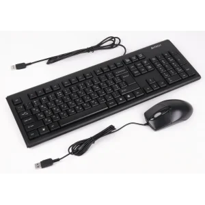 Комплект (клавіатура, миша) A4Tech KR-8572 Black USB UA