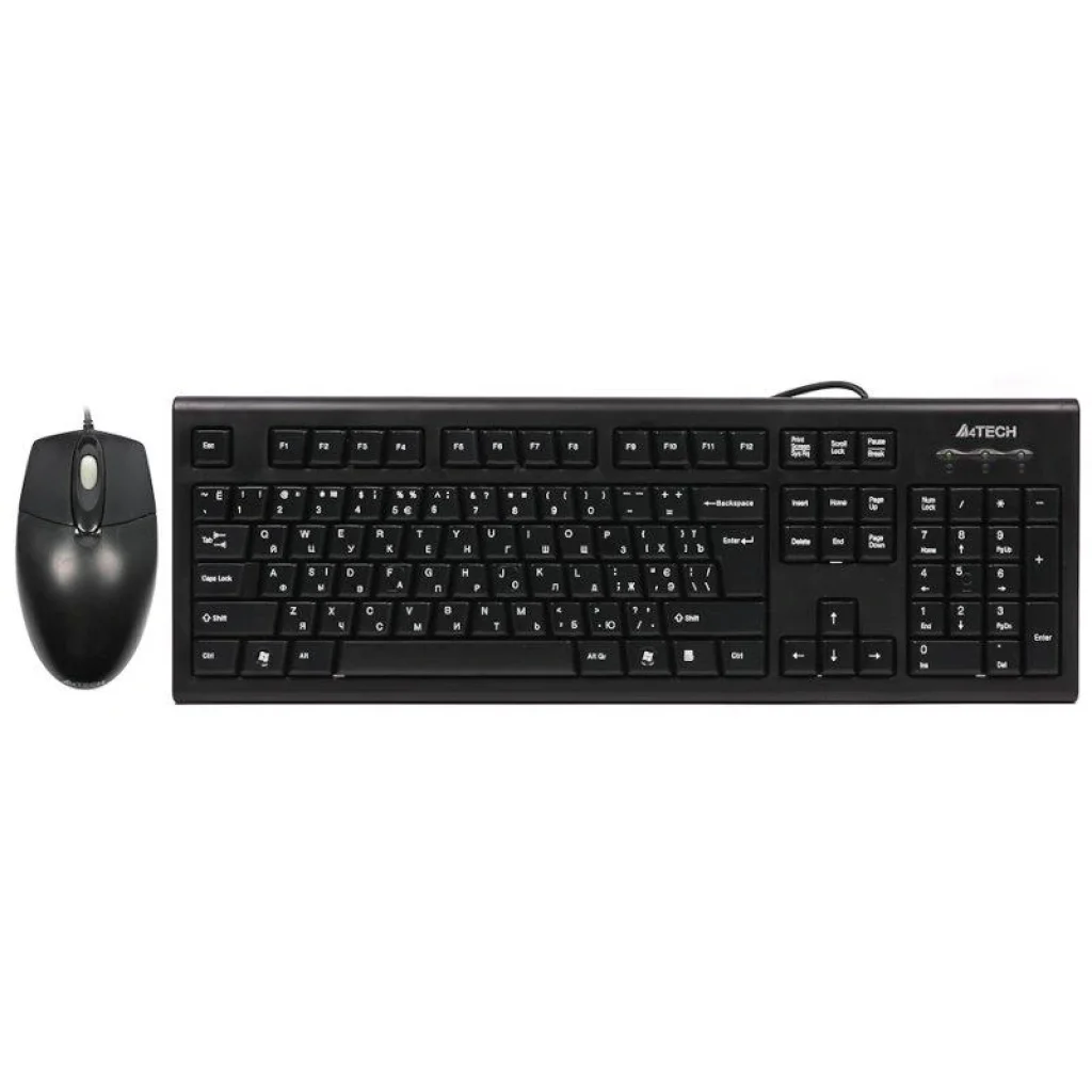 Комплект (клавиатура, мышь) A4Tech KRS-8572 Black USB UA
