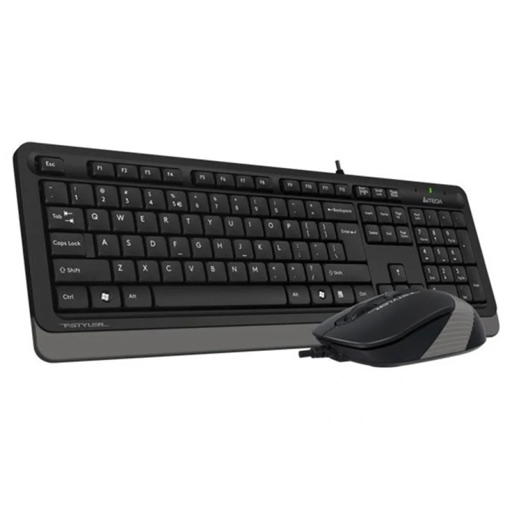 Комплект (клавиатура, мышь) A4Tech F1010 Black/Grey USB, F1010 (Grey) UA