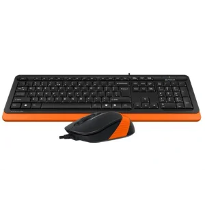 Комплект (клавіатура, миша) A4Tech F1010 Black/Orange USB, F1010 (Orange) UA