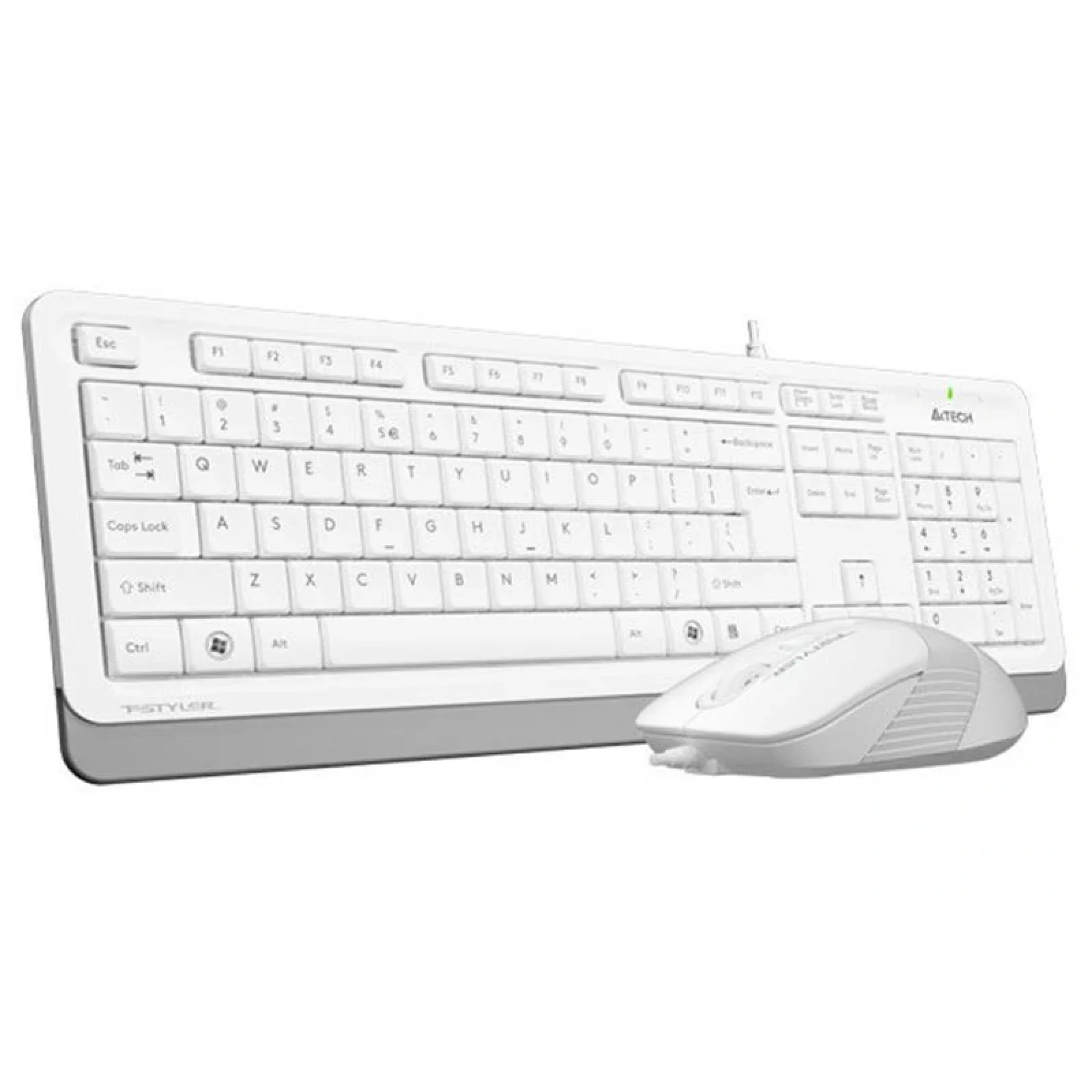 Комплект (клавиатура, мышь) A4Tech F1010 White USB, F1010 (White) UA