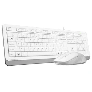 Комплект (клавиатура, мышь) A4Tech F1010 White USB, F1010 (White) UA