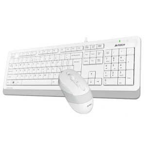 Комплект (клавиатура, мышь) A4Tech F1010 White USB, F1010 (White) UA