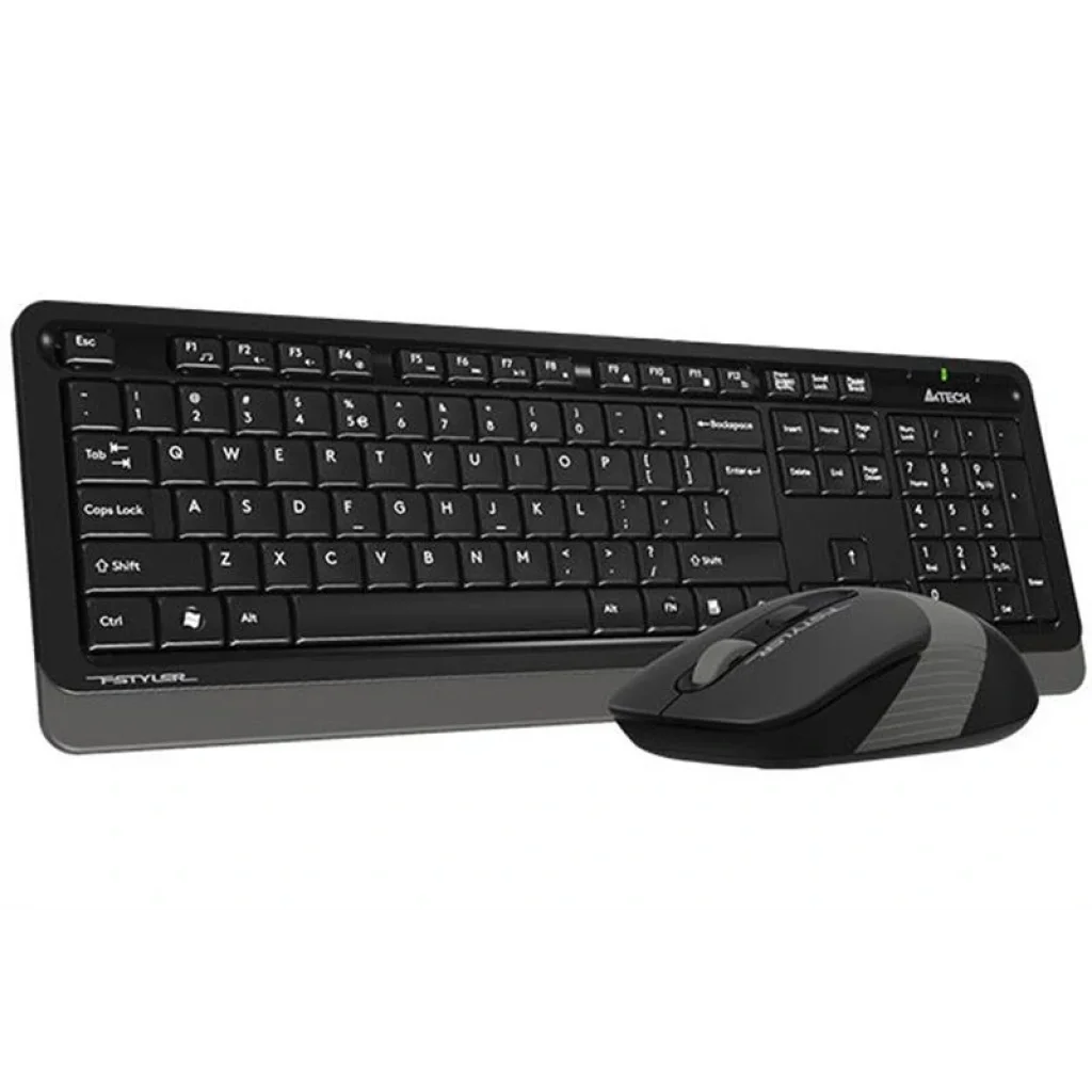 Комплект (клавиатура, мышь) беспроводной A4Tech FG1010 Black/Grey USB, FG1010 (Grey) UA