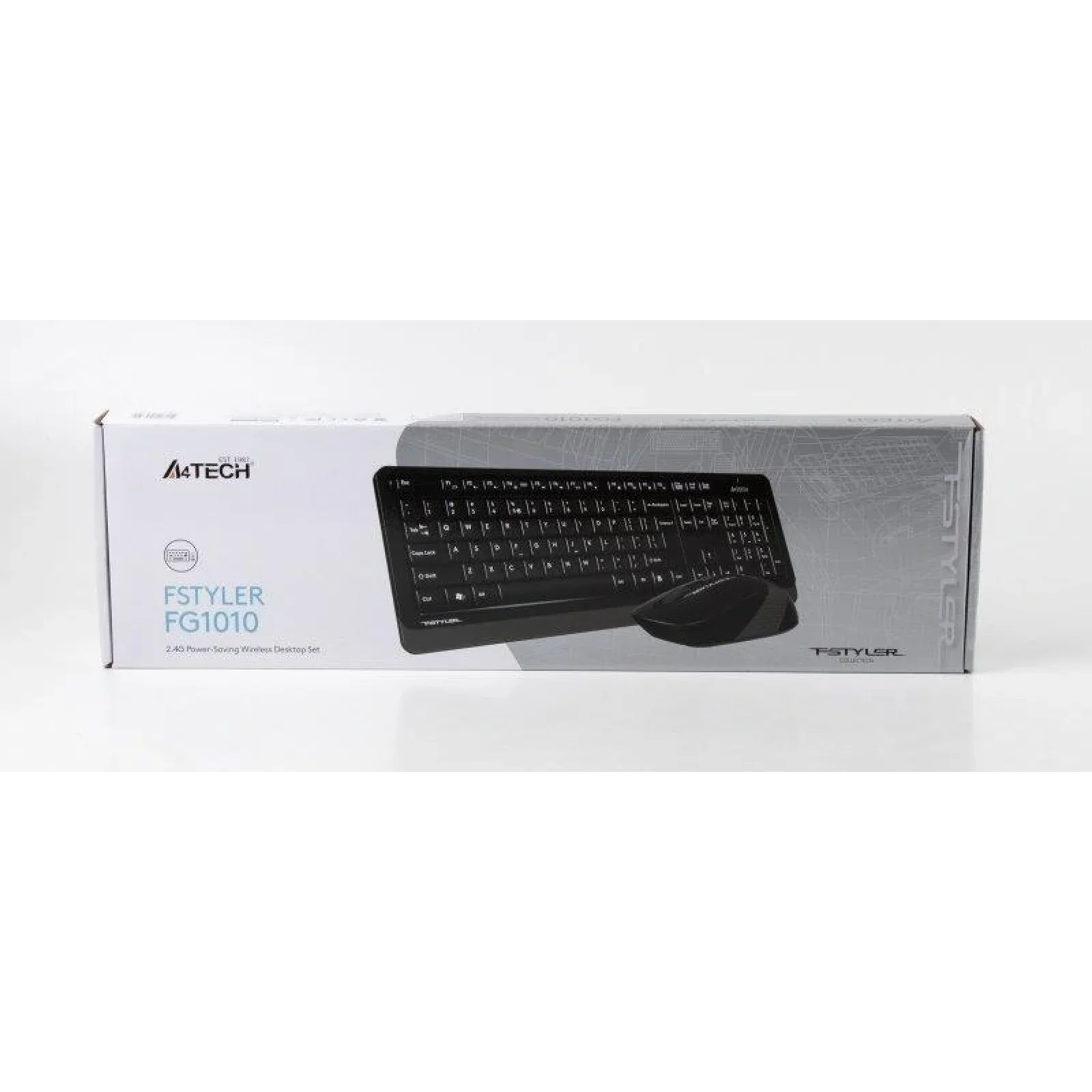 Комплект (клавіатура, миша) бездротовий A4Tech FG1010 Black/Grey USB, FG1010 (Grey) UA