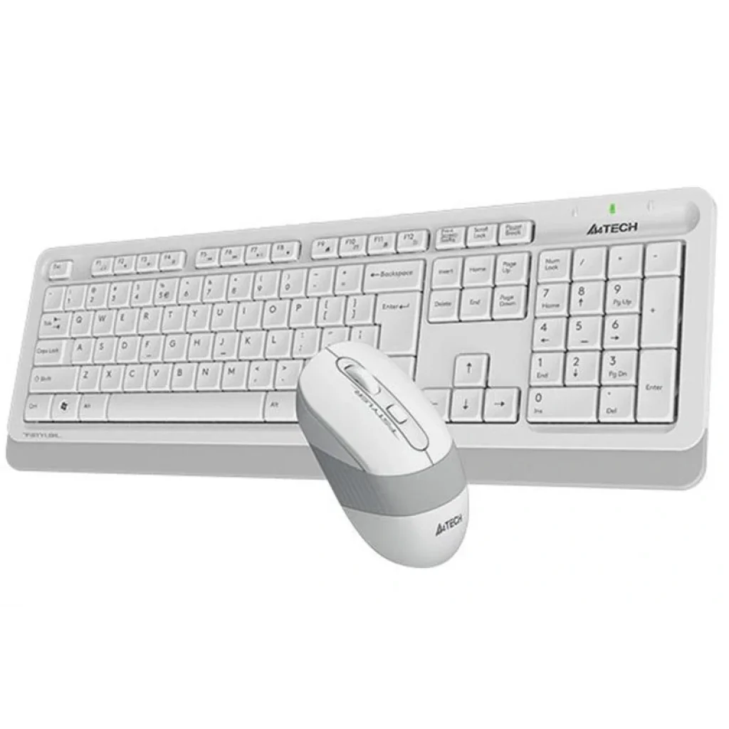 Комплект (клавіатура, миша) бездротовий A4Tech Bloody FG1010 White USB, FG1010 (White) UA