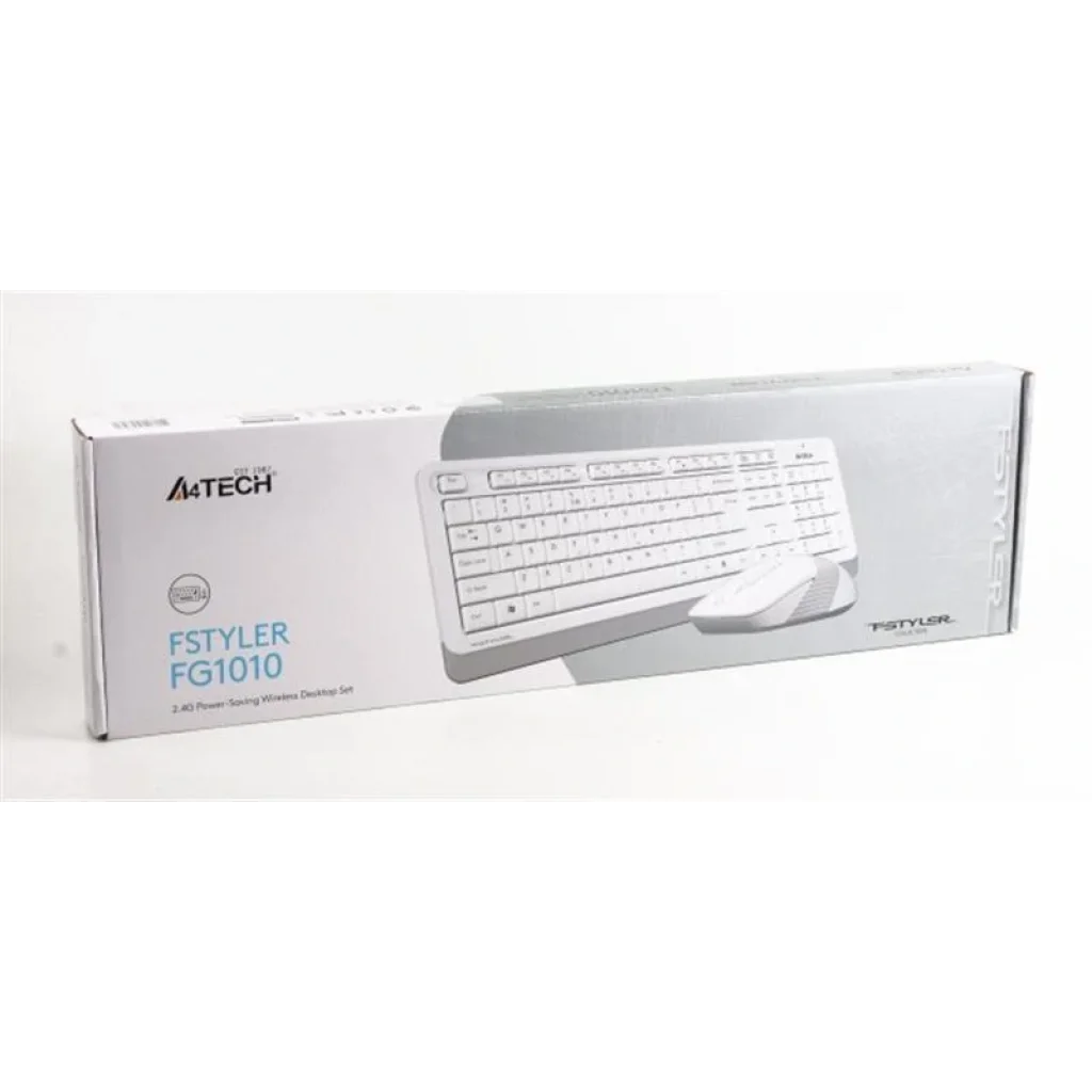 Комплект (клавіатура, миша) бездротовий A4Tech Bloody FG1010 White USB, FG1010 (White) UA