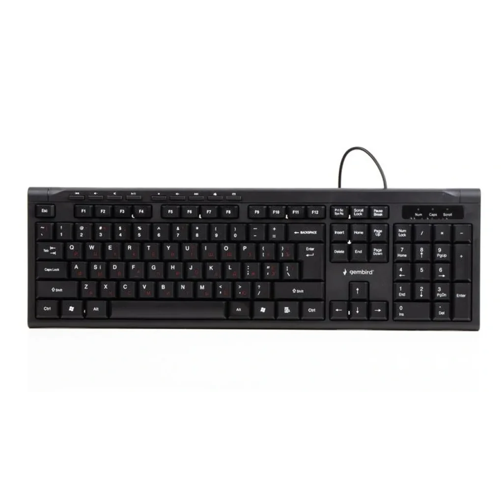 Комплект (клавиатура, мышь) Gembird KBS-UM-03-UA Black USB UA