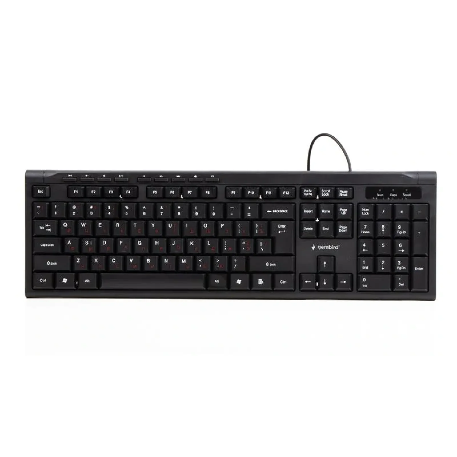 Комплект (клавиатура, мышь) Gembird KBS-UM-03-UA Black USB UA
