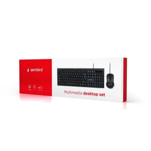 Комплект (клавиатура, мышь) Gembird KBS-UM-03-UA Black USB UA