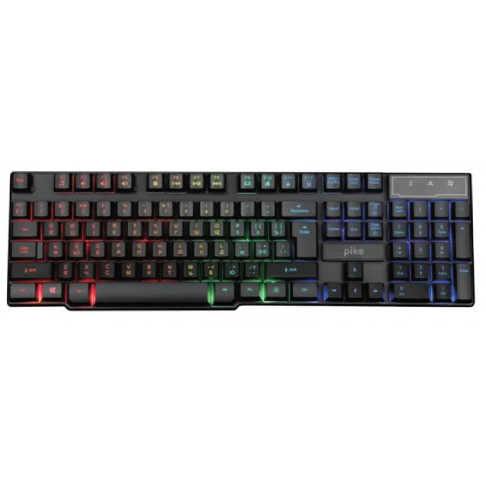 Комплект (клавиатура, мышь) Piko GX200 Black (1283126489808) + гарнитура, коврик UA