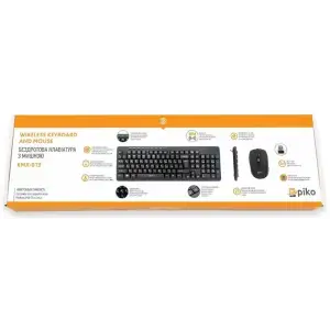 Комплект (клавиатура, мышь) беспроводной Piko KMX-013 Black (1283126467080) UA