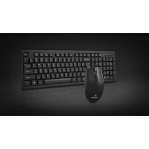 Комплект (клавиатура, мышь) REAL-EL Kit 511 Black UA
