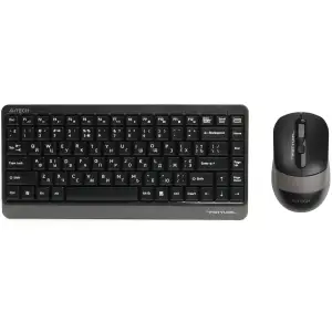 Комплект (клавіатура, миша) бездротовий A4Tech FG1110 Grey UA