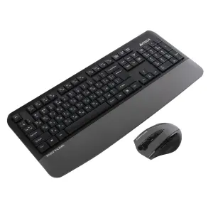 Комплект (клавиатура, мышь) беспроводной A4Tech Fstyler FG2500S Plus Grey UA
