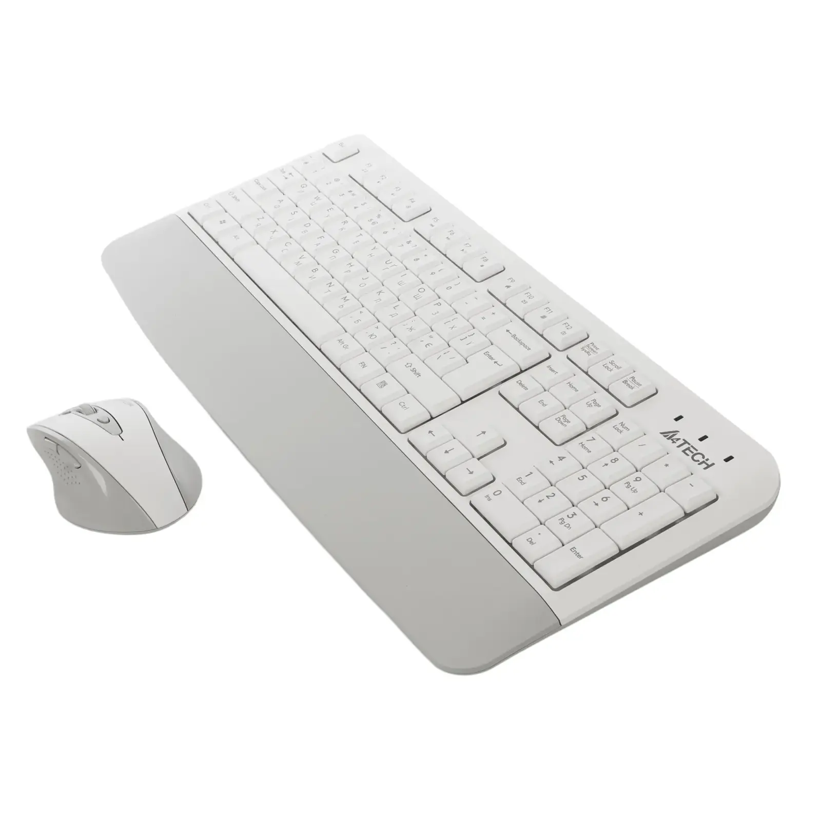 Комплект (клавиатура, мышь) беспроводной A4Tech Fstyler FG2500S Plus White UA
