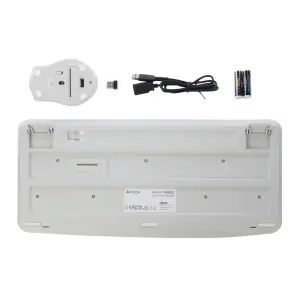 Комплект (клавиатура, мышь) беспроводной A4Tech Fstyler FG2500S Plus White UA