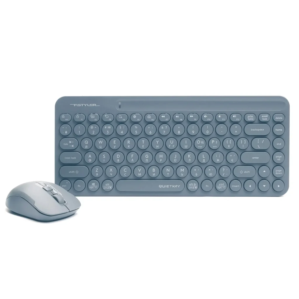 Комплект (клавіатура, миша) бездротовий A4Tech FG3200 Air2 Blue UA