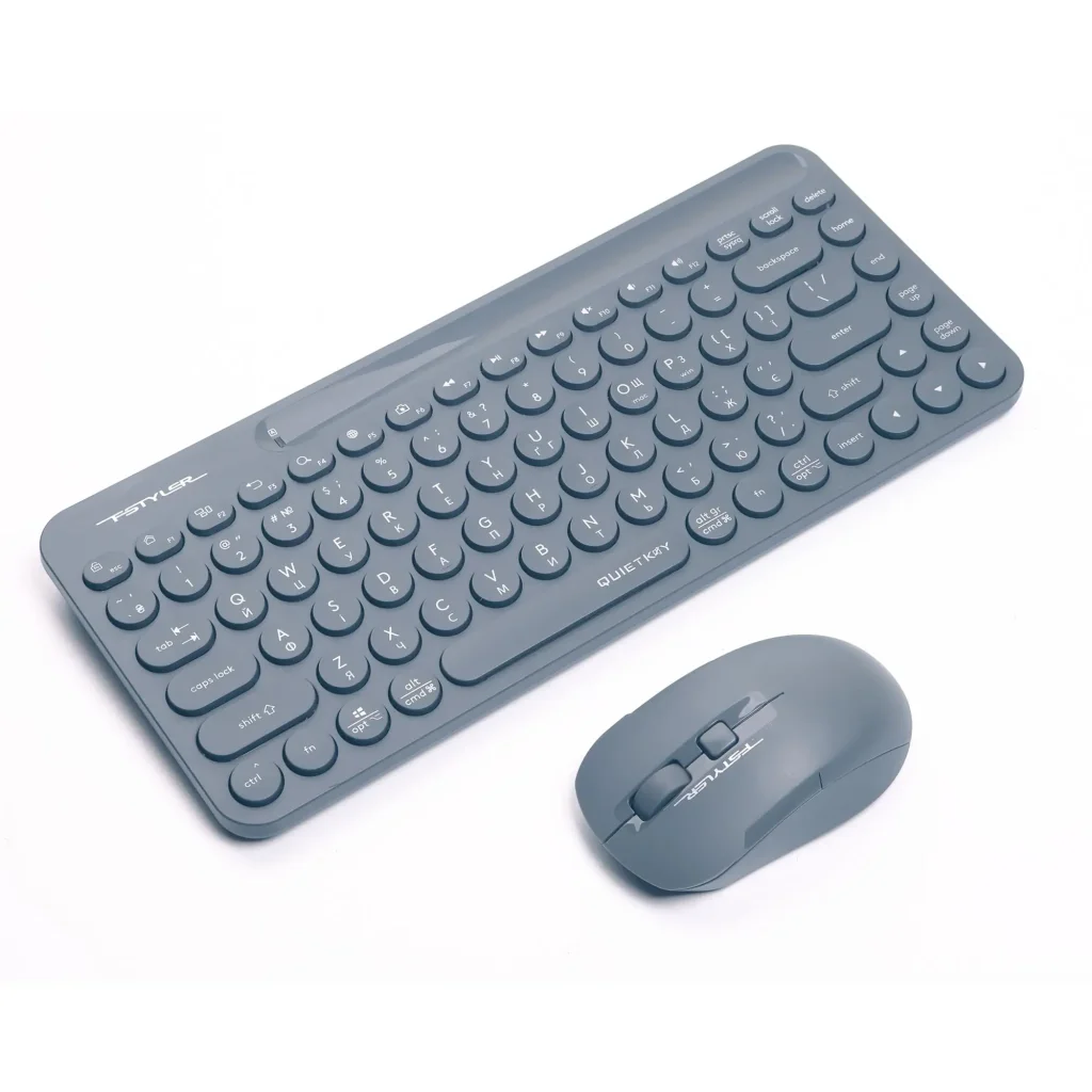 Комплект (клавіатура, миша) бездротовий A4Tech FG3200 Air2 Blue UA