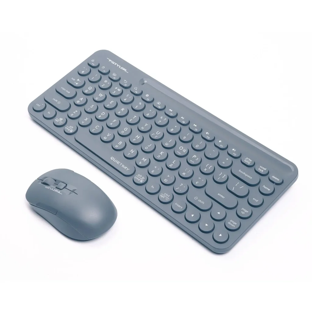 Комплект (клавіатура, миша) бездротовий A4Tech FG3200 Air2 Blue UA