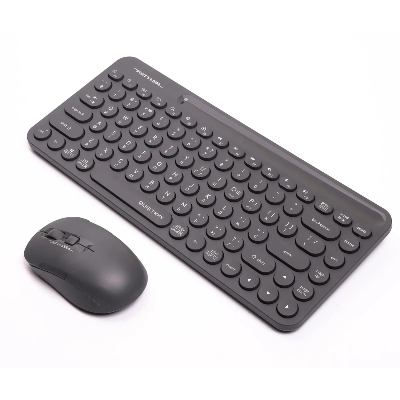 Комплект (клавиатура, мышь) беспроводной A4Tech FG3200 Air2 Grey UA