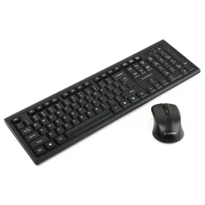 Комплект бездротовий (клавіатура, миша) Gembird KBS-WM-03-UA Black USB UA