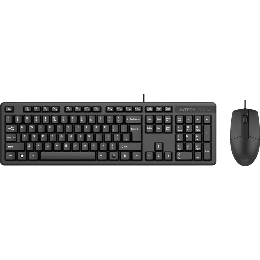 Комплект (клавіатура, миша) A4-Tech KK-3330S Black USB UA