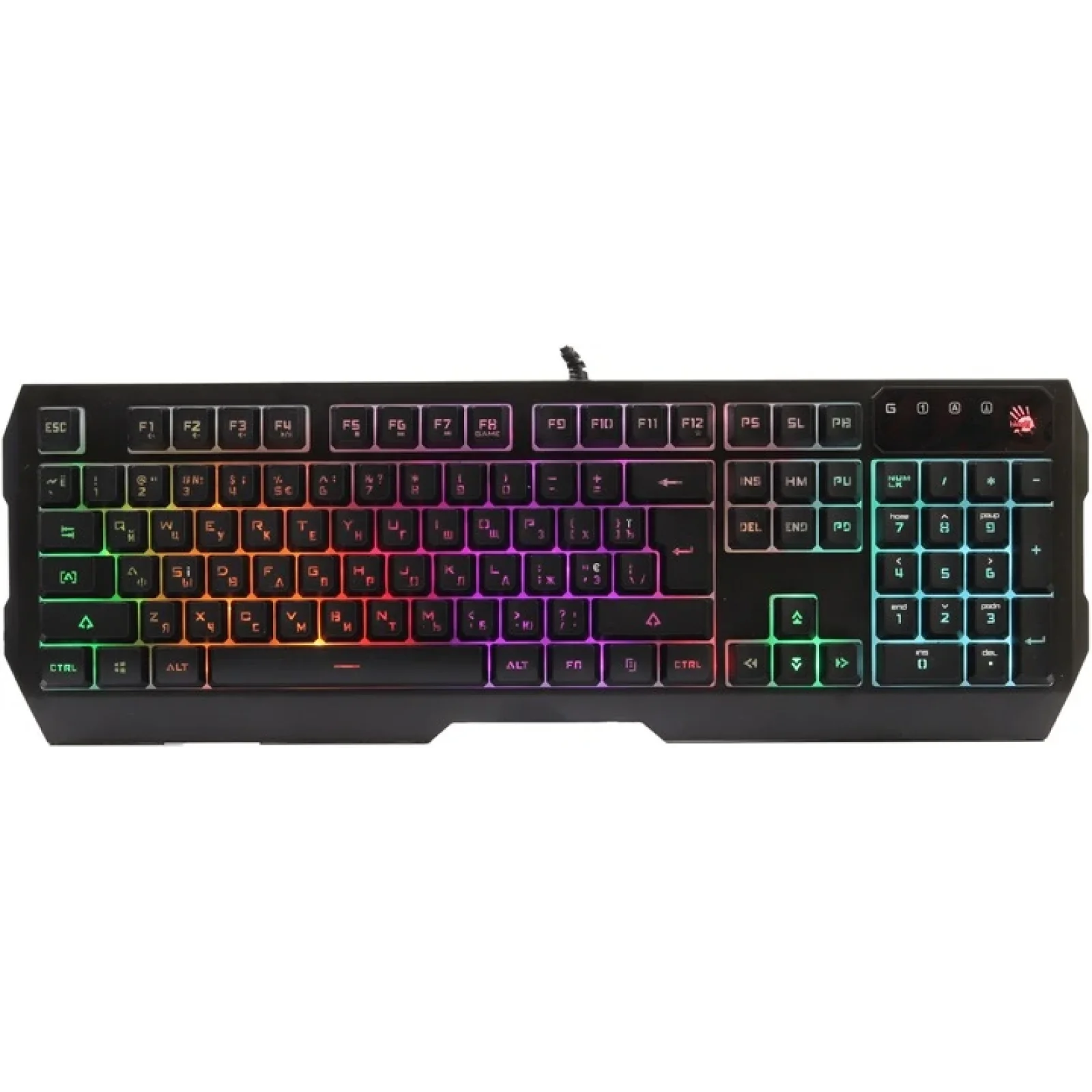 Комплект (клавиатура, мыша) A4Tech B1700 Bloody Black, B1700 Bloody (Black) UA