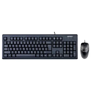 Комплект (клавіатура, миша) A4Tech KR-8372 Black USB, KR-8372 (Black) UA