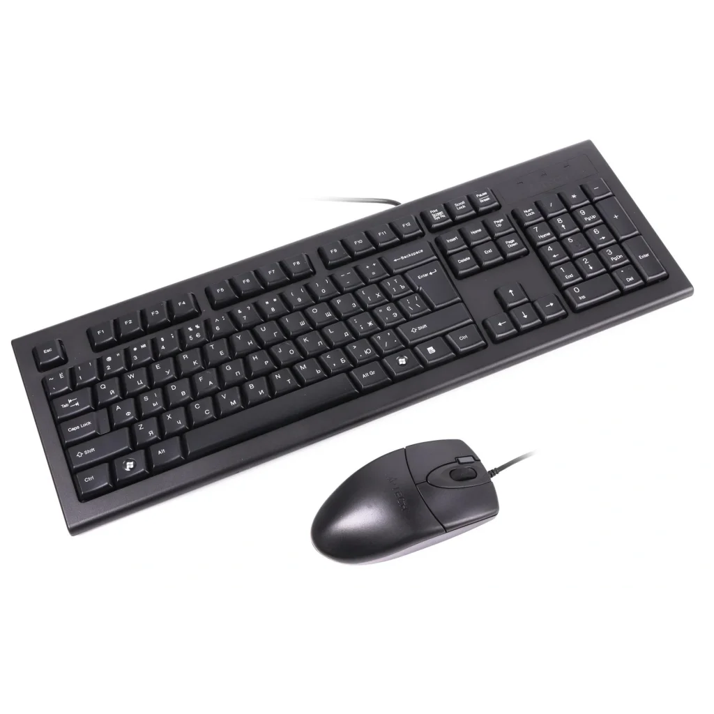 Комплект (клавиатура, мышь) A4Tech KRS-8520D Black USB UA